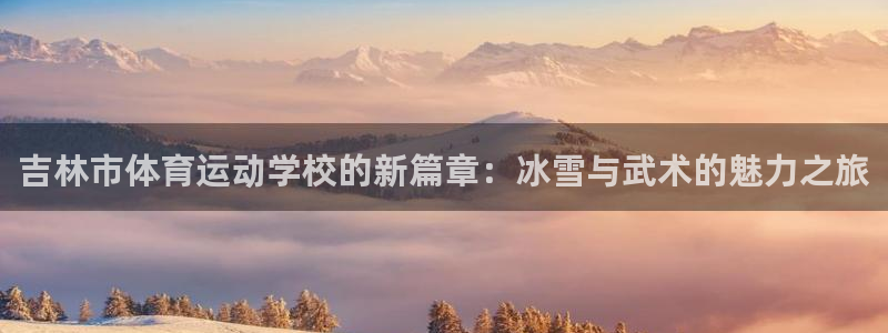 雨燕nba直播：吉林市体育运动学校的新篇章：冰雪与武术的魅力之旅
