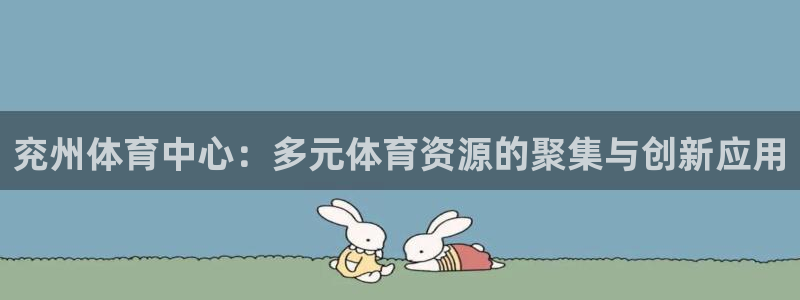 雨燕 体育：兖州体育中心：多元体育资源的聚集与创新应用